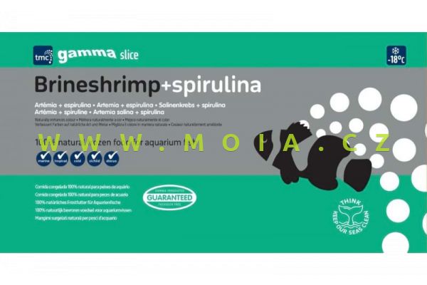 Artemie zmrazená se spirulinou 250 g – Gamma Slice Spirulina Brines