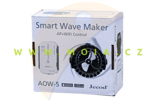 Jebao AOW-5 Ultra-Quiet WAWE Pump WiFi APP Controllable, proudové čerpadlo do 5000 l/h