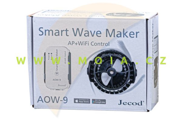 Jebao AOW-9 Ultra-Quiet WAWE Pump WiFi APP Controllable, proudové čerpadlo do 9000 l/h