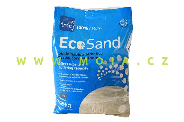 Písek korálový jemný, balení 15 kg, EcoSand Fine