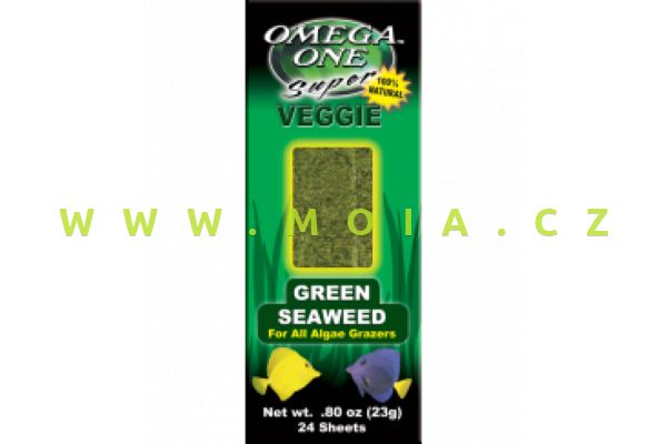 Omega One Green Seaweed 24 listů 23 g – pro býložravé živočichy