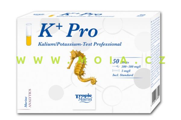 Profesionální testy TM® Potassium – K draslík – mořská voda – přesnost 5 mg/l 

