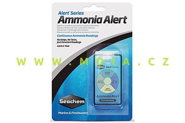 Seachem Ammonia Alert – permanentní měření koncentrace amoniaku

