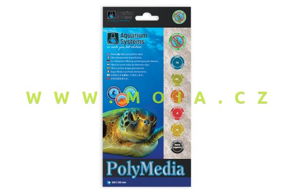 Jedinečný filtrační materiál Poly-Media Standard 20 ×10 cm
