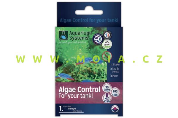 Dr.Tim´s program Algae Control – kontrola řasení pro sladkovodní akvária

