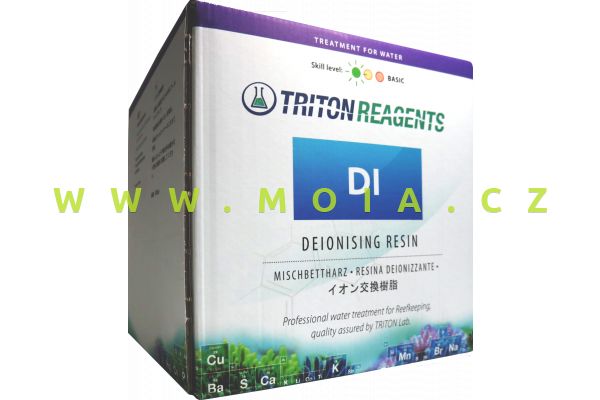 Triton ošetřování, deionizující pryskyřice – Deionising resin  DI, 5 l

