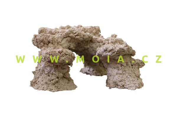 Porous Ceramic Minireef 30 × 30 × 20 cm, dekorace keramický rifový útes na 3 nohách


