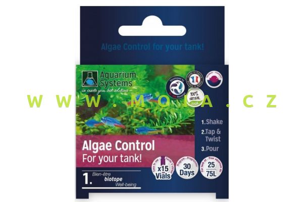 Dr.Tim´s program Algae Control – kontrola řasení pro NANO sladkovodní akvária


