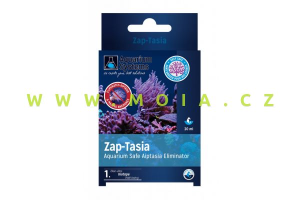 ZAP-TASIA, AQUARIUM SYSTEMS likvidace skelné sasanky – aiptasie a majano, 20 ml

