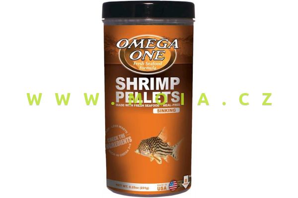 Omega One Shrimp pellets, 8 mm, 231 g pelety z aljašských krevet