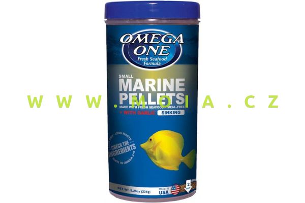 Omega One Garlic Marine pellets 2 mm, 231 g sinking – krmivo s česnekem