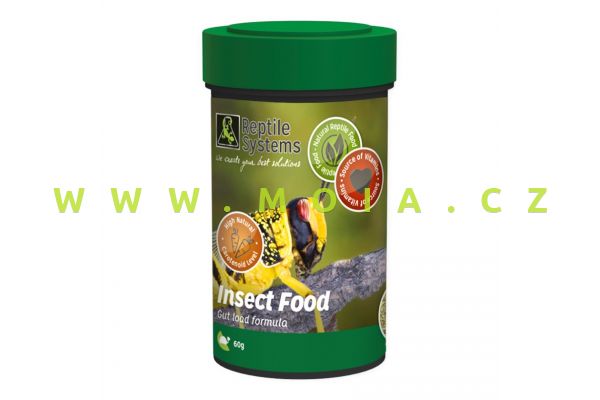 Insect Food 60 g – stravitelný doplněk výživy krmného hmyzu s vitamíny, minerály

