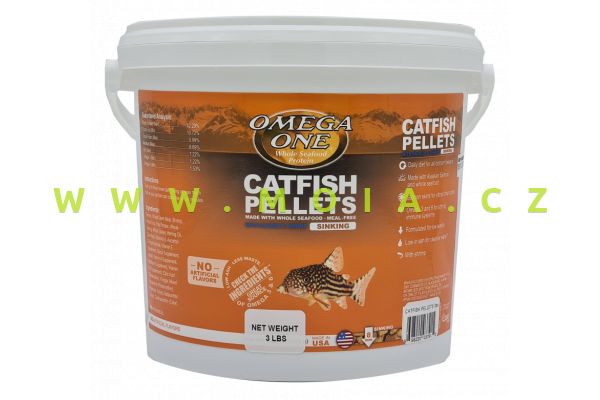 Omega One Shrimp/Catfish pellets, 8 mm, 1361 g pelety z aljašských krevet