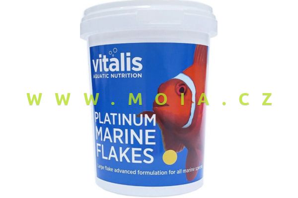 Krmení mořských ryb vločky Vitalis Platinum marine flakes 40 g